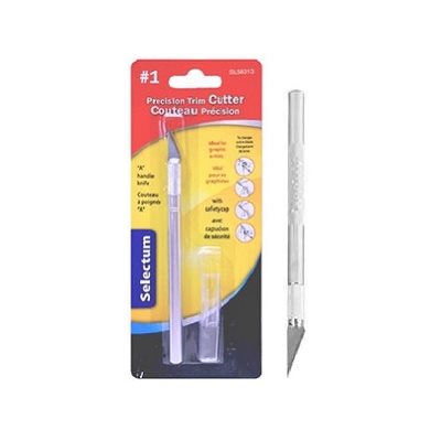 Couteau de Précision #1, manche en métal avec capuchon protecteur Couteau de Précision #1, manche en métal avec capuchon protecteur