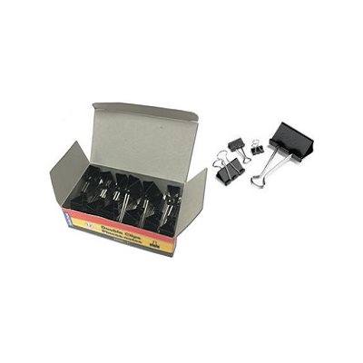 Pinces-Notes repliables, Acier trempé, 3 / 4" (19mm) 12 / bte