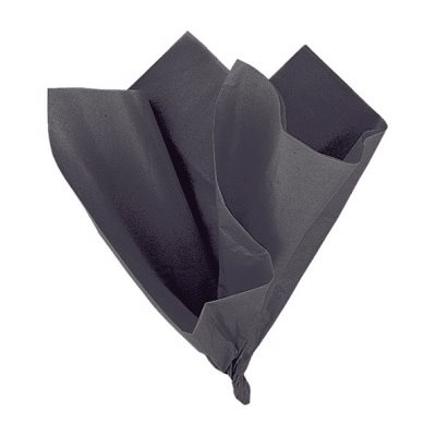 Papier de soie 20"X26" NOIR 10 / Pqt Papier de soie 20"X26" NOIR 10 / Pqt