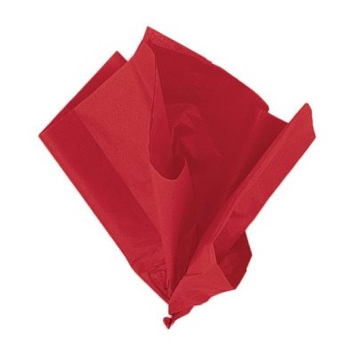 Papier de soie 20"X26" ROUGE 10 / Pqt Papier de soie 20"X26" ROUGE 10 / Pqt
