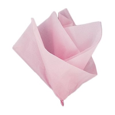 Papier de soie 20"X26" ROSE PÂLE 10 / Pqt Papier de soie 20"X26" ROSE PÂLE 10 / Pqt