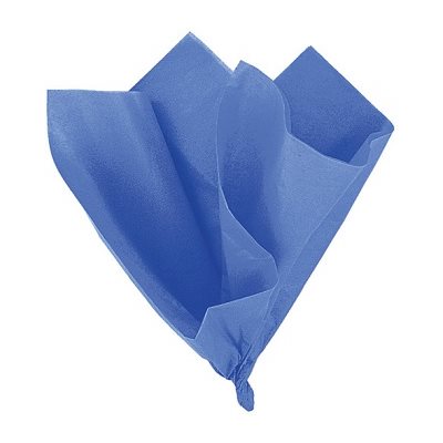 Papier de soie 20"X26" BLEU ROYAL 10 / Pqt