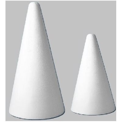 Cône en Styromousse dure 8" (20cm) Cône en Styromousse dure 8" (20cm)